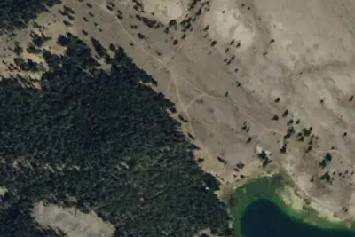 Off Lake in Trees North
