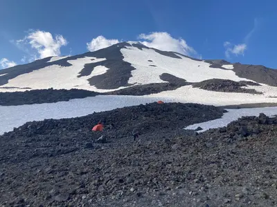 Tents at Lunch Counter on Mount Adams
