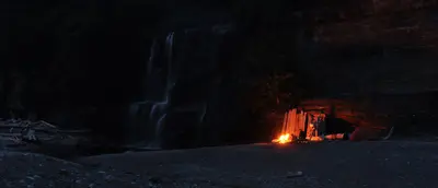 Tsusiat Falls camp. West Coast Trail, Vancouver Island, BC, Canada (6404544569)