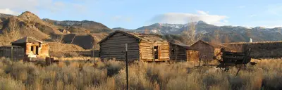 Old Cabins at Mystic Hot Springs dyeclan.com - panoramio