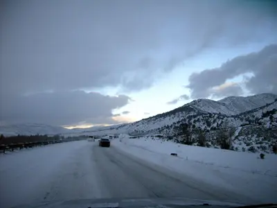 Snow drive - panoramio