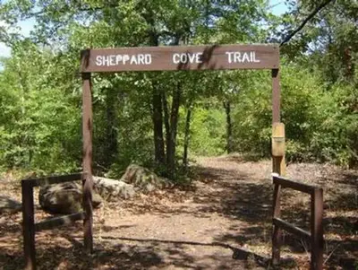 SHEPPARD POINT equestrian trail entry