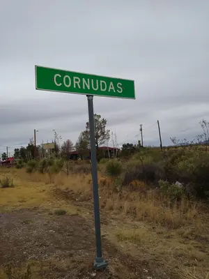 Cornudas, TX sign