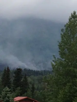 Stetson Creek Fire 6-20-15 from the Kenai Princess (Chugach National Forest - Meg Cicciarella) (19001975762)