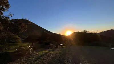 Sunrise from the Blackjack Campground