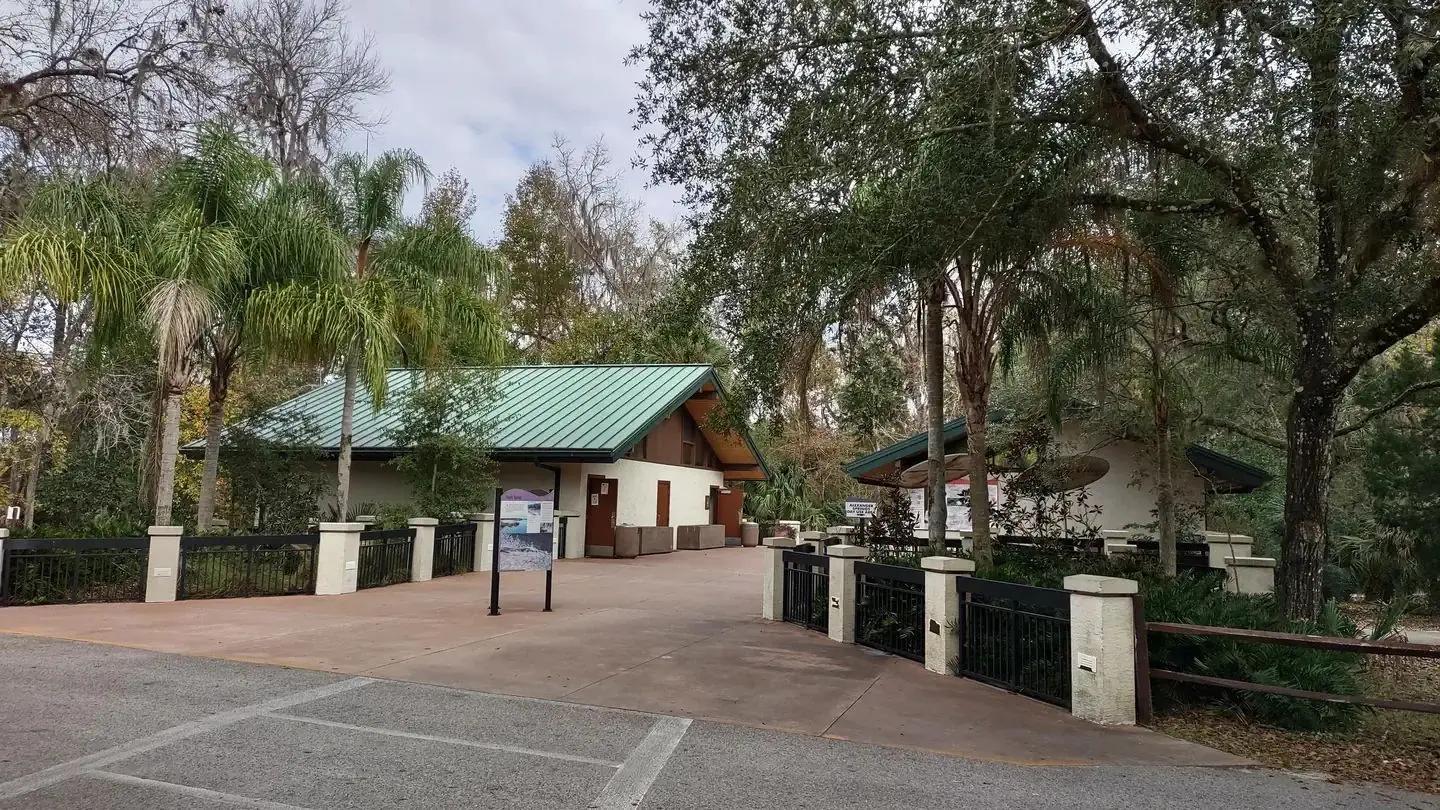Bathrooms and store at day use area.