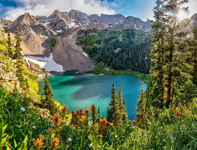Dallas Peak, Blue Lakes