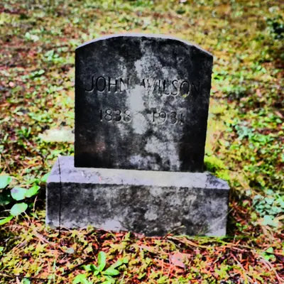 John Wilson (1838-1931) in Mapleton Pioneer Cemetery