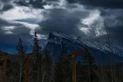 Mount Rundle - Stormy Monday