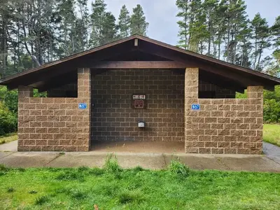 Restroom by campsite 28
