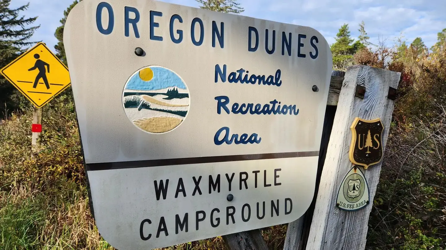 Waxmyrtle Campground sign