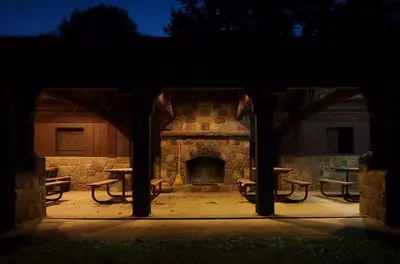 Lac qui Parle Kitchen Shelter Night