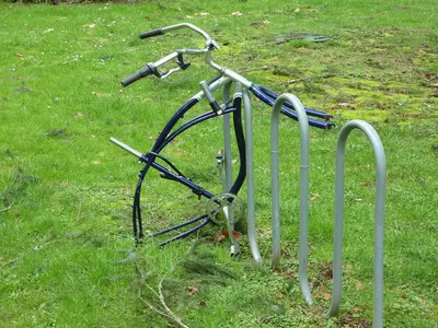Not the best place to lock your bike. - Flickr - DavidK-Oregon