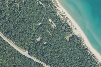 Camp site (Hoeft State Park)