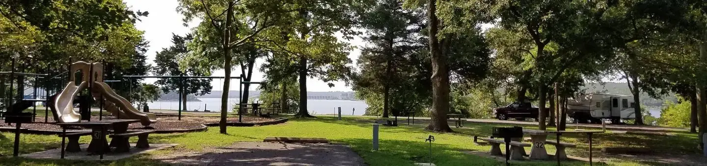 View from Strayhorn Landing Park