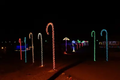 2014, Lit Up Lane, Sculpture by Gene Hassler - panoramio