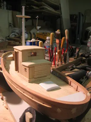 Model boat - Woodwork