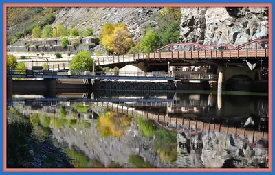 It would be easy to miss the Shoshone dam in Glenwood Canyon I got some nice reflections in these shots so i got lucky.. - panoramio