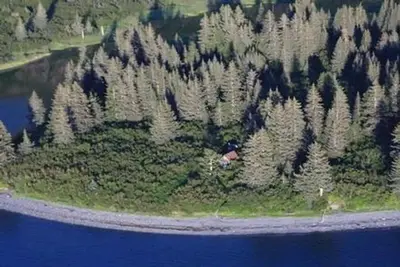 Aerial View of  cabin