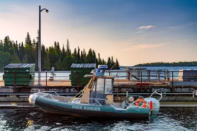 Isle Royale National Park Ranger Boat at Rock Harbor (49051272333)