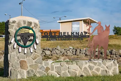 Fort Belknap Signage in Montana