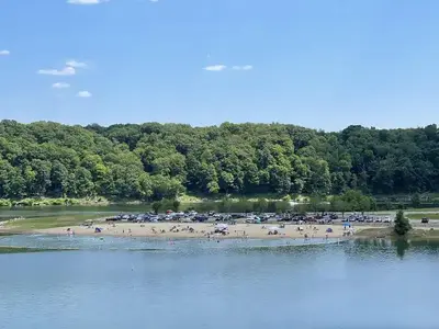 Crooked Creek Lake Tunnelville Beach