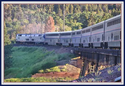 Empire Builder at East Glacier Park Montana - panoramio