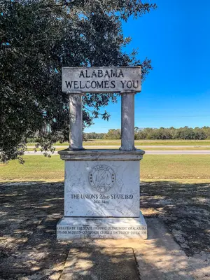Alabama Welcomes You at Alabama Welcome Center, Cottonwood, AL, USA