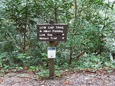 A short hike on the Nature Trail, or head up to the Appalachian Trail