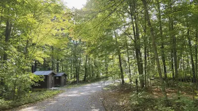 Bathrooms across from site # 7