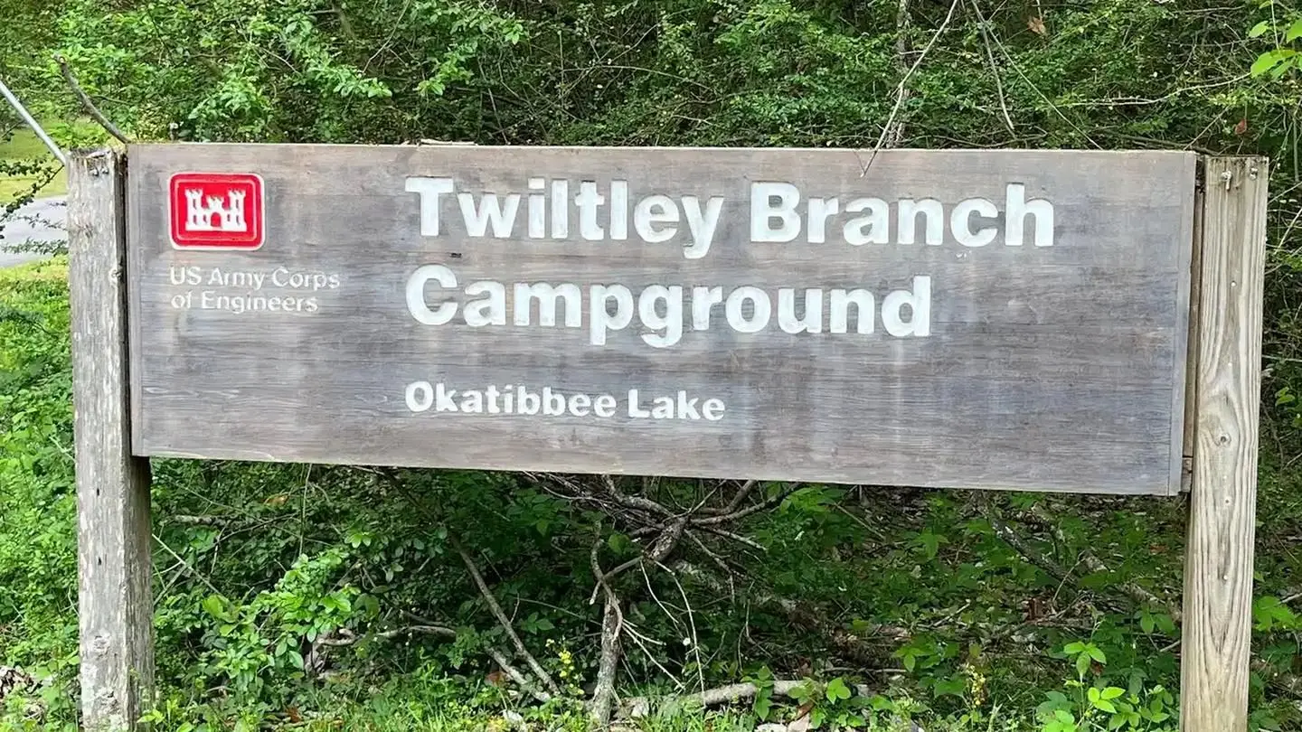 Twiltley Branch Campground Entrance Sign
