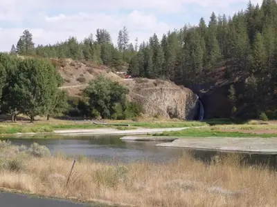 Hawk Creek CG with Water Fall