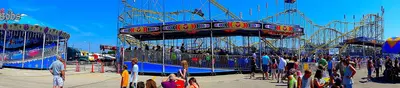 Comet II Roller Coaster Panorama - panoramio