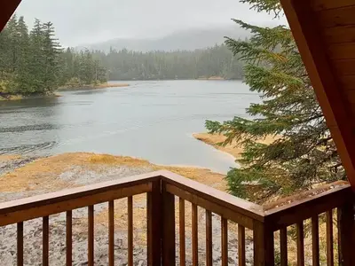 GOOSE BAY CABIN -- Front Porch