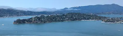 Belvedere Island seen from Angel Island