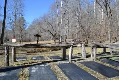 A Hitching Post at Tow String Horse Camp