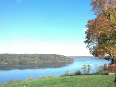 Overlook shelter view (brookville lake)