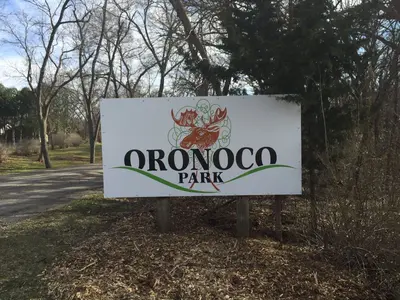 Oronoco Park Sign