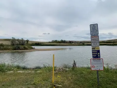 Sather Lake boat ramp