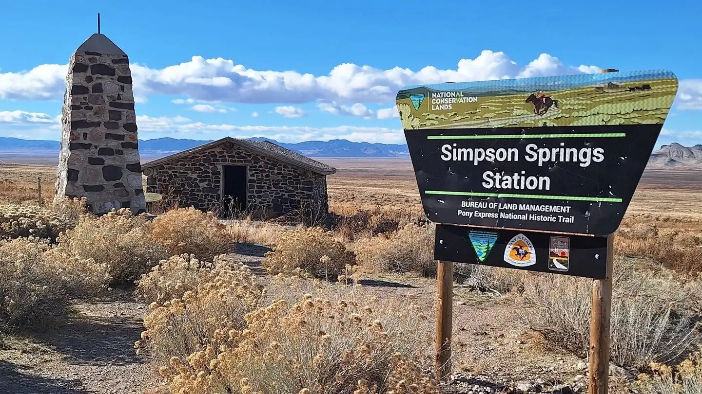 Pony Express Station at Simpson Springs Campground