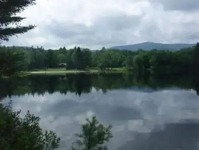 Hapgood Pond with reflection from pond