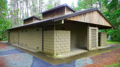 Restroom & Shower Facilities at Tugman State Park
