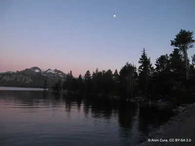 Dusk at Caples Lake, CA - panoramio