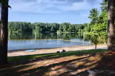 Payne Campground swimming beach.