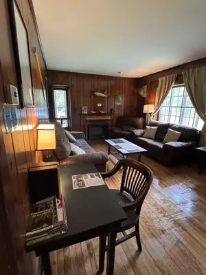 Farnsworth Cabin living room