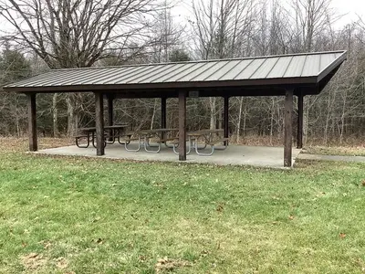 A photo of pavilion at Blackwell Campground