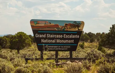 Grand Staircase-Escalante National Monument Sign, Utah (32985868622)