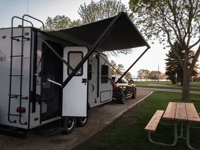 Winnebago Trailer Camping