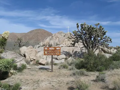 The Mojave Cross.