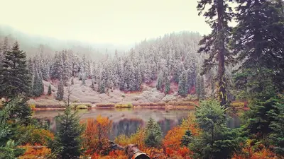 Bolan Lake with Snow, Rogue River Siskiyou National Forest (24630579113)